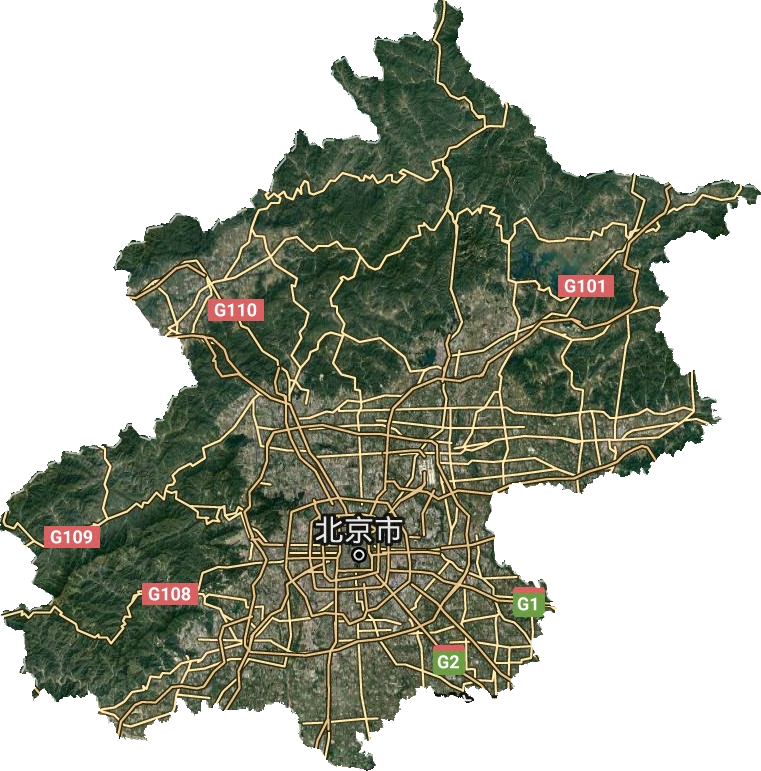 北京市谷歌衛星地圖高清版